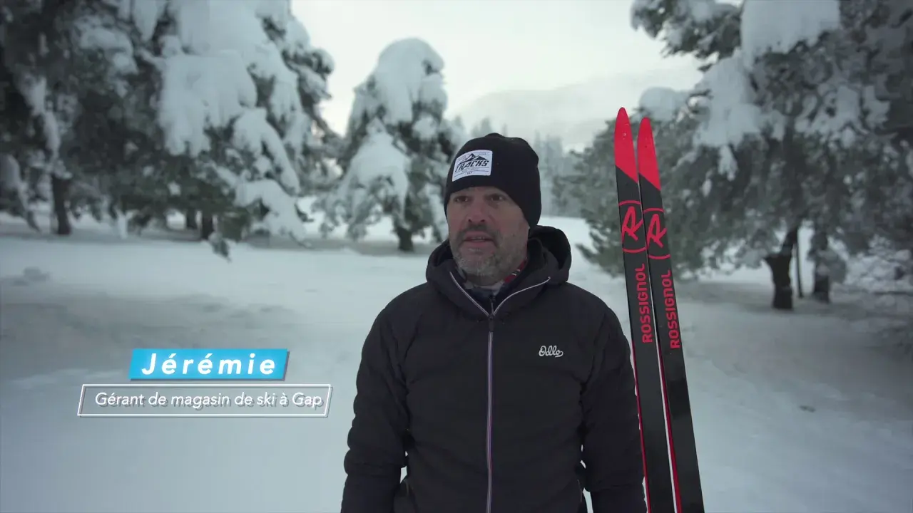 Domaine nordique de Gap Bayard. Paroles de local. Gérémie : Gérant de magasin de ski.