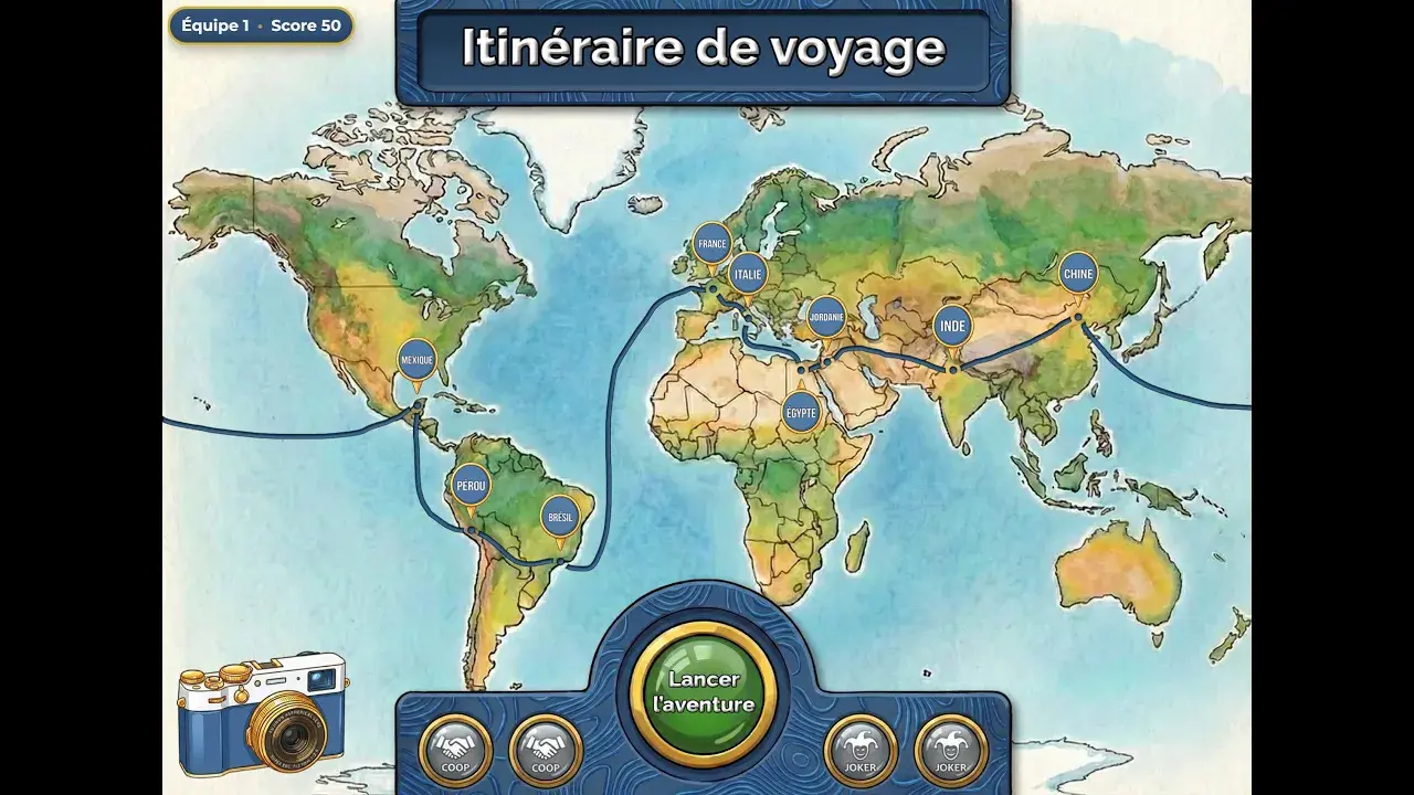 Vidéo tour du monde en 80min FR