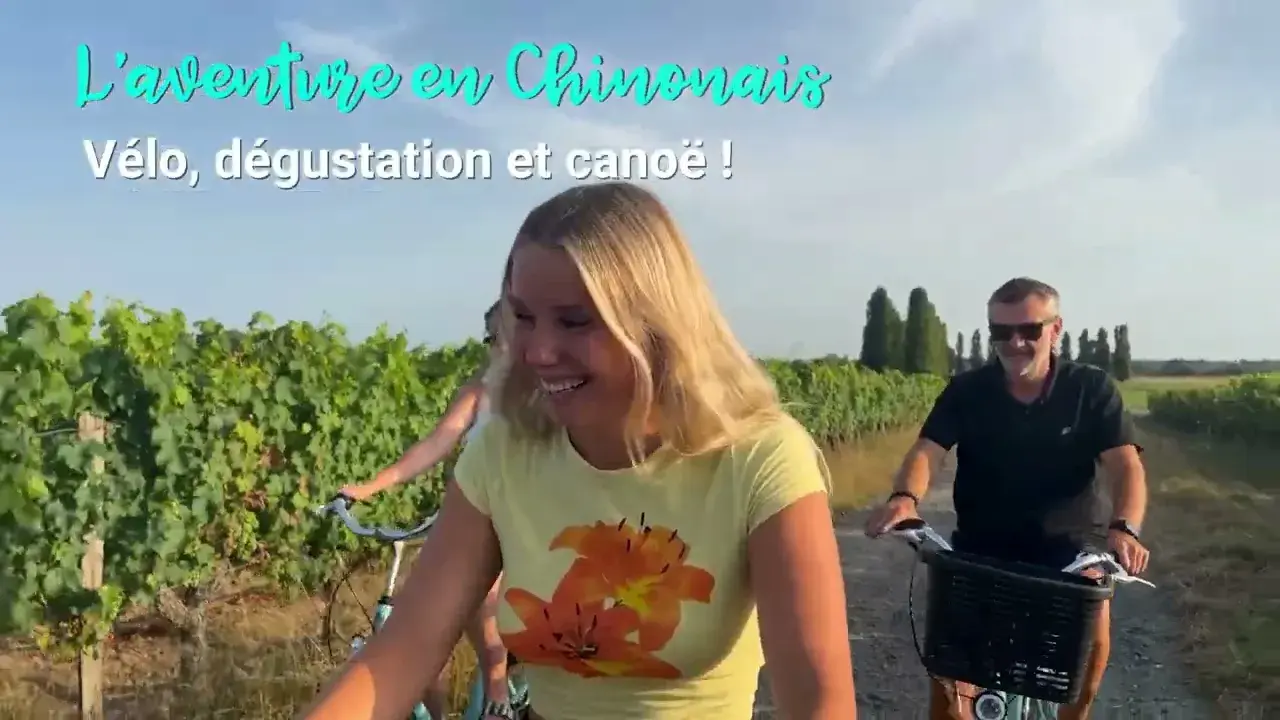 Ciclismo, cata de vinos y piragüismo en Touraine