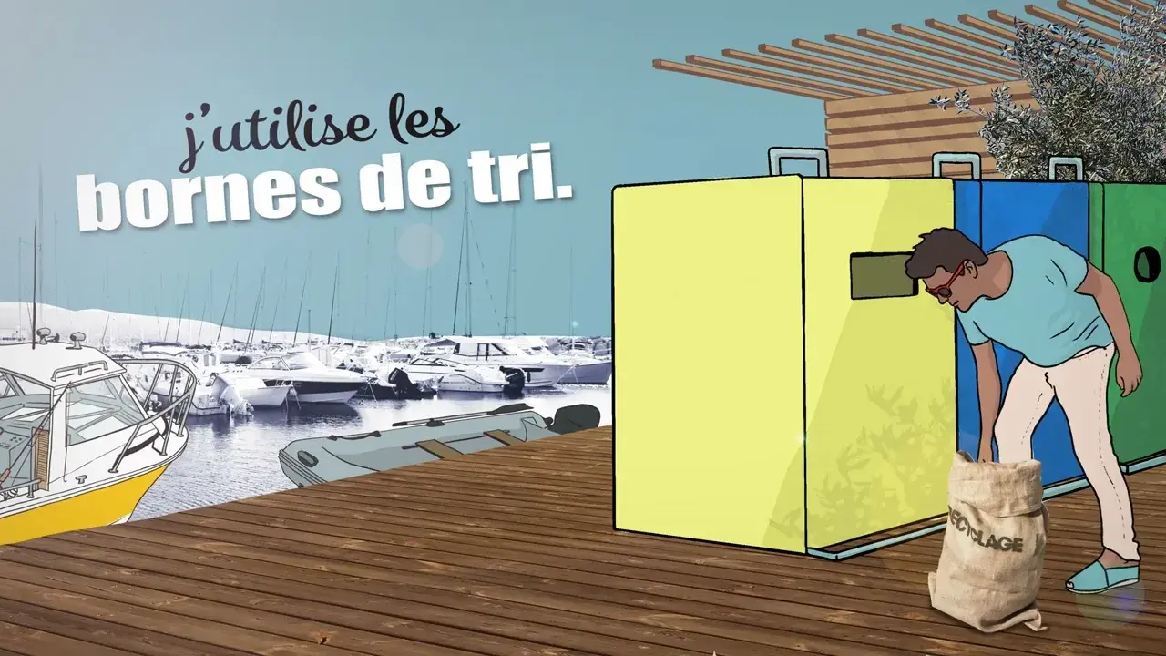 Ecogeste #4 : J’utilise les bornes de tri pour vider mes déchets