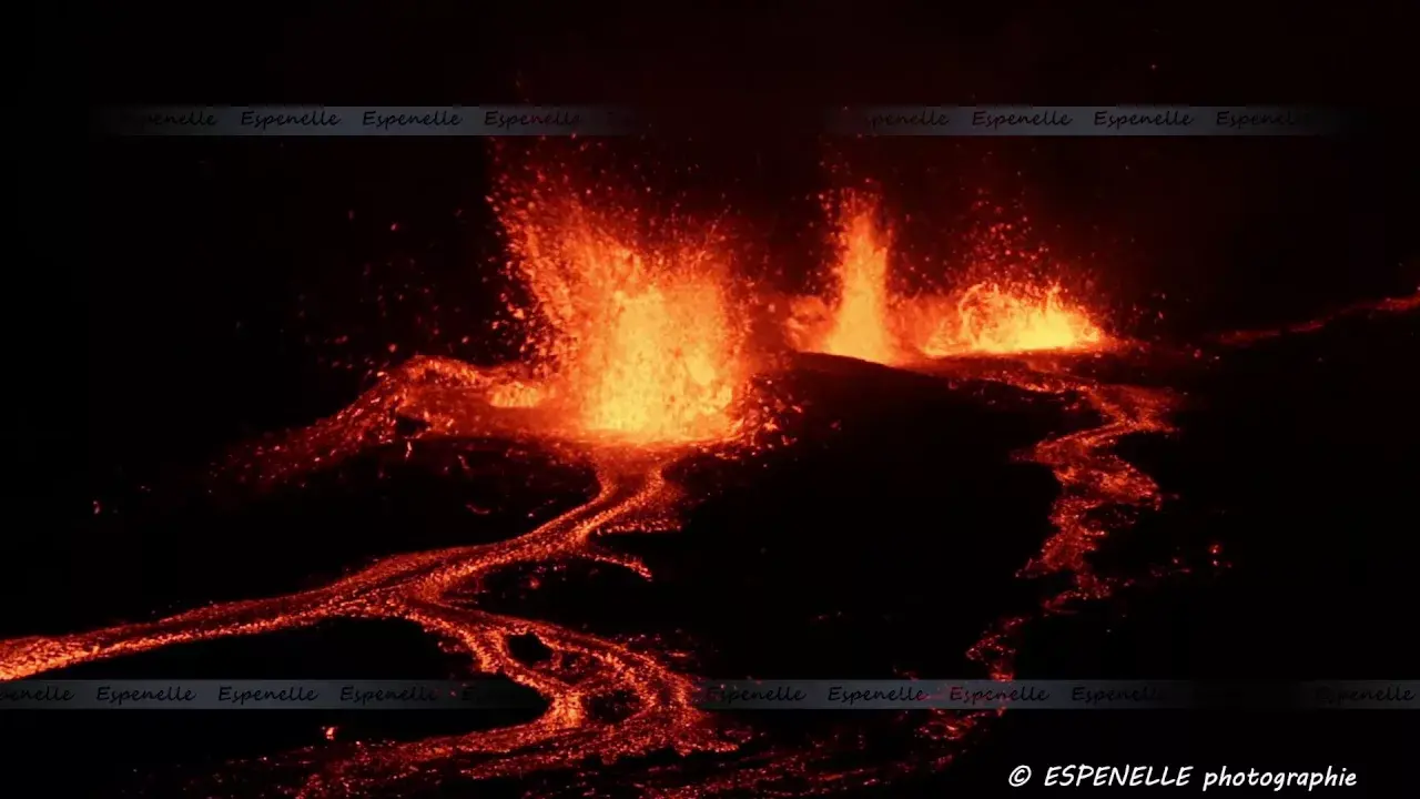 Eruption du Piton de La Fournaise le 11 septembre 2016