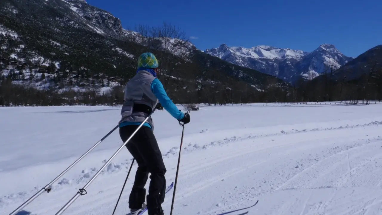 balade ski de fond en vallouise