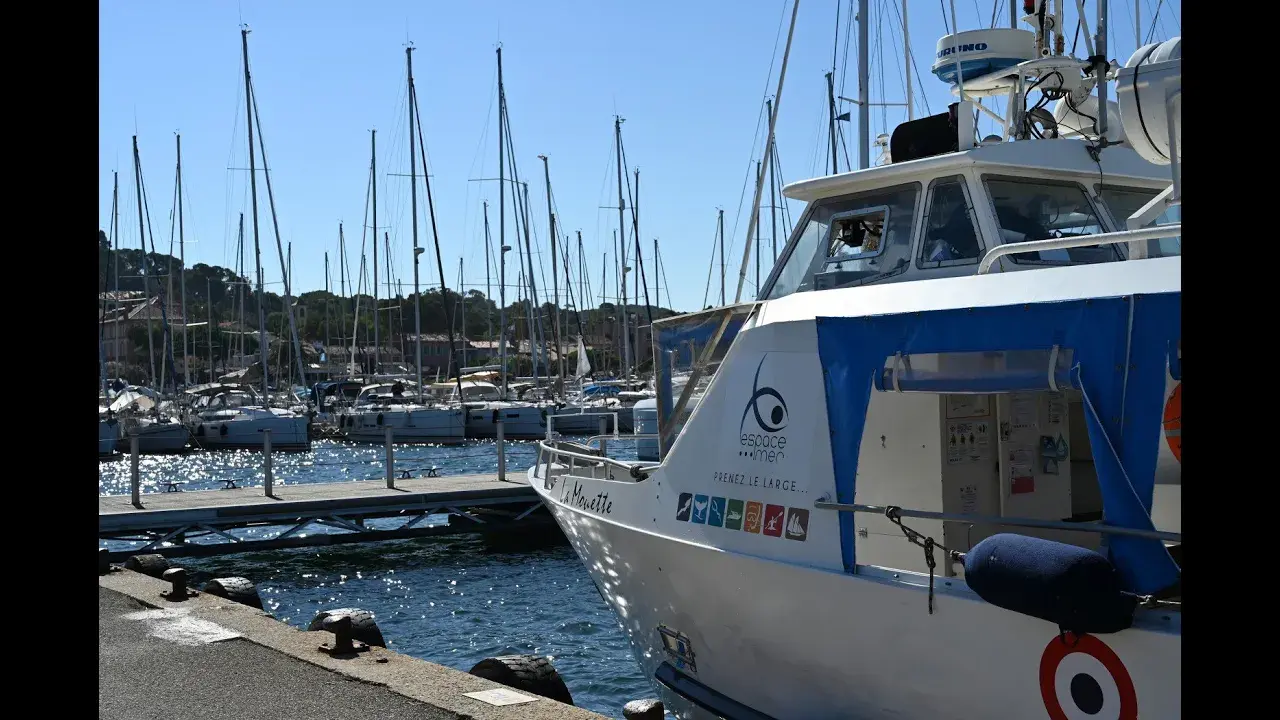 cap sur porquerolles avec espace mer