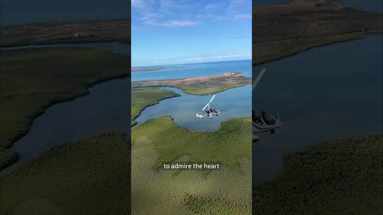 The perfect #Christmas present, #fly over the Heart of Voh! 😍🛩💚