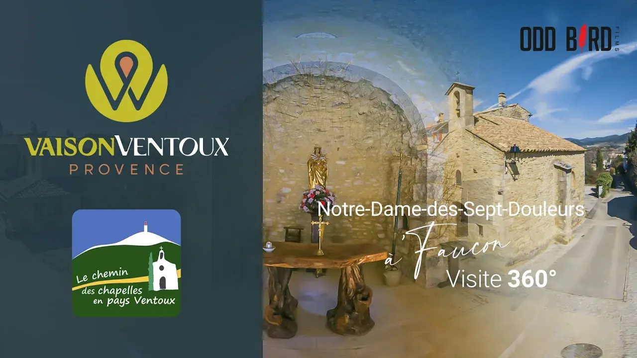 Chemin des Chapelles en Pays Ventoux - Faucon Chapel