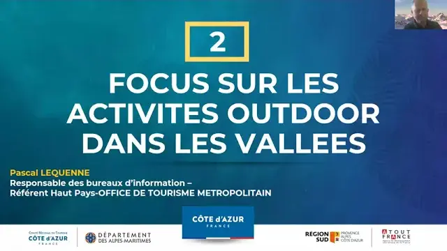 Webinaire #60MinutesChrono #CotedAzurFrance dédié au Moyen et Haut Pays