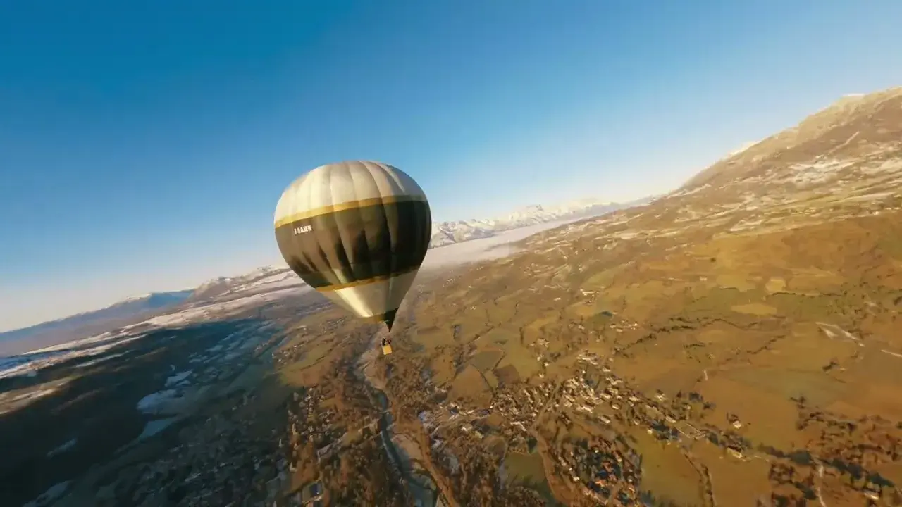 nouveau ballon hautes alpes montgolfière