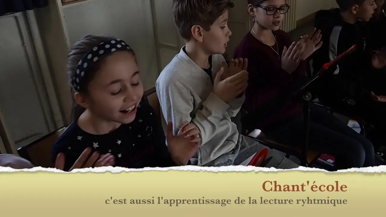 Projet Chant'école du conservatoire municipal de Saintes