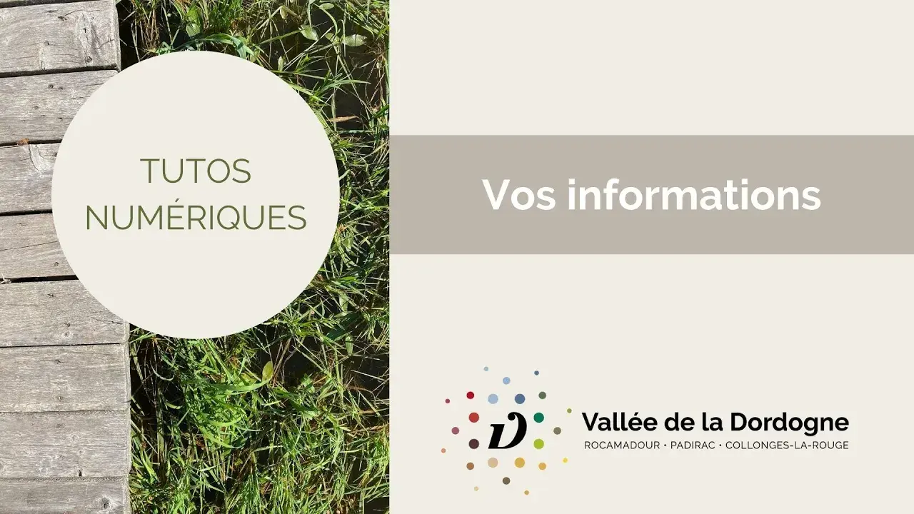 Vos informations