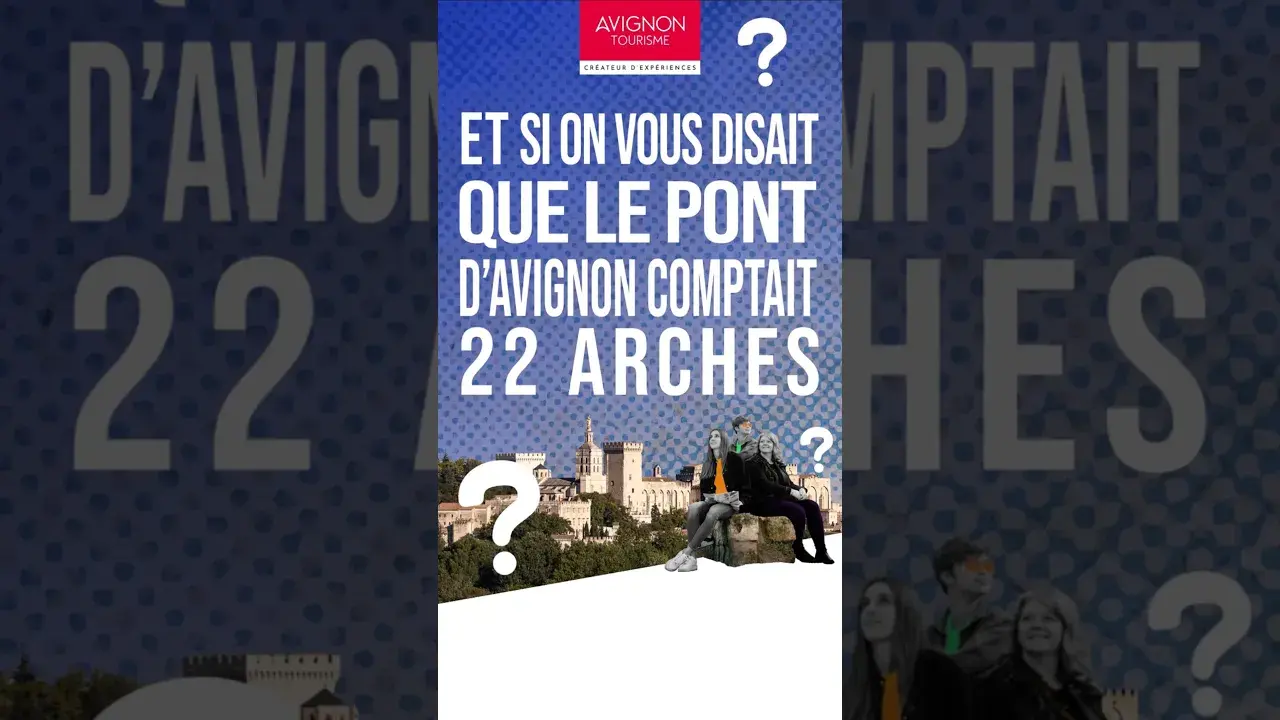 Kuriosität Nr. 4 - Was wäre, wenn man Ihnen sagen würde, dass die Brücke von Avignon 22 Bögen hat?