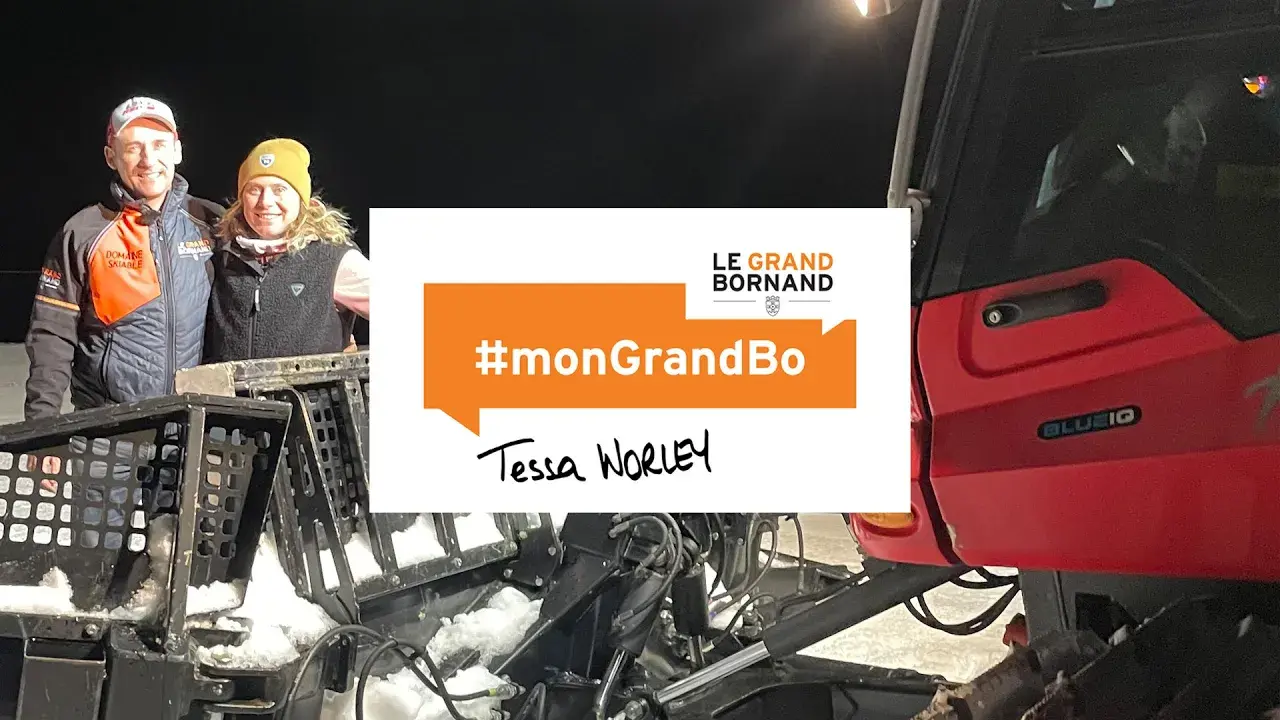 #monGrandBo avec Tessa WORLEY - Avec les dameurs