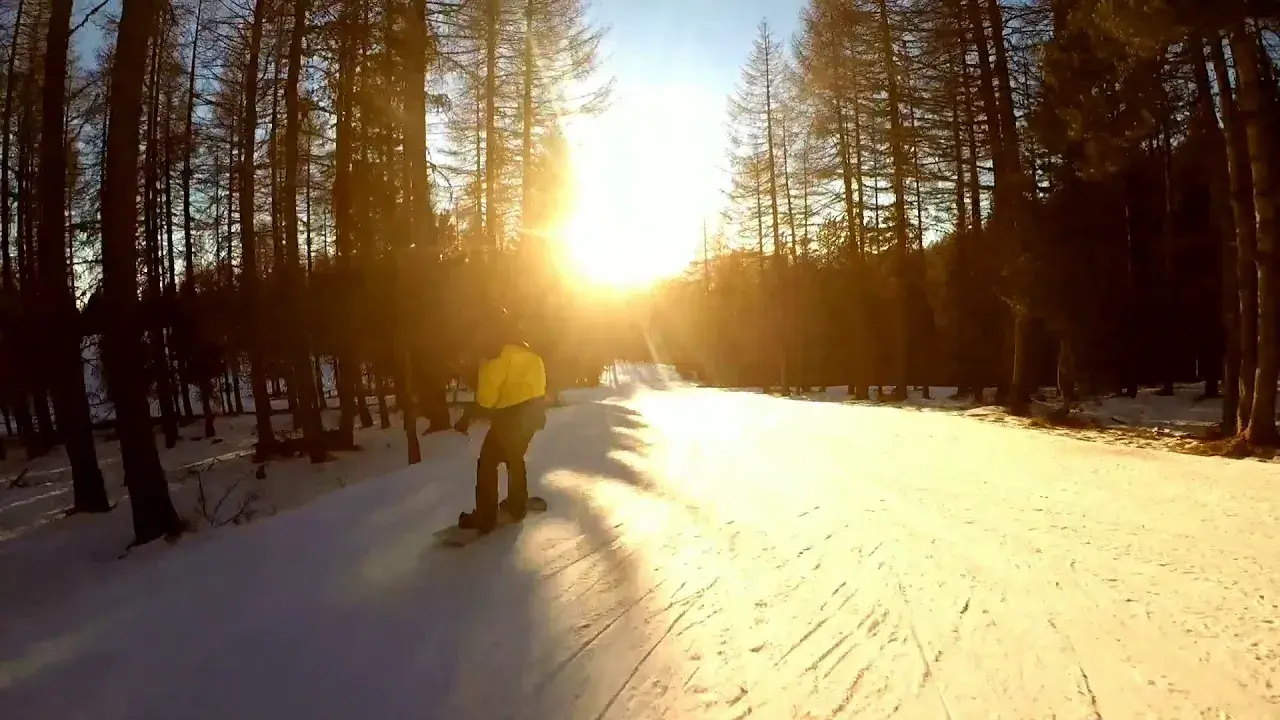 Sunset ride à Chaillol