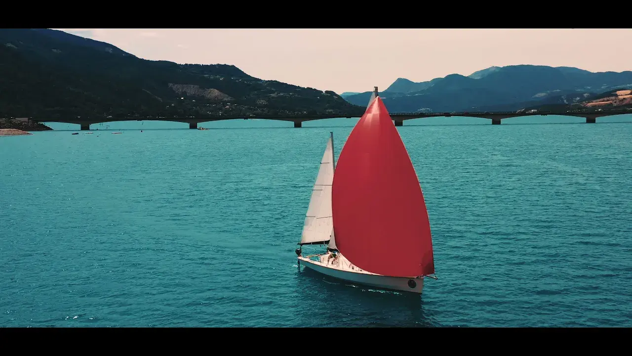 sortie en voilier sur le lac de serre ponçon