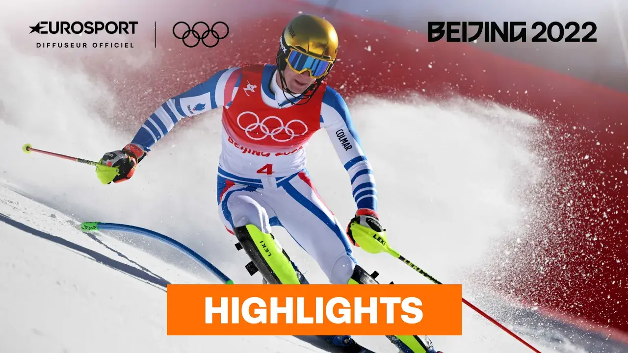 Noël magistral en deuxième manche : son slalom qui vaut de l'or | Slalom | JO 2022