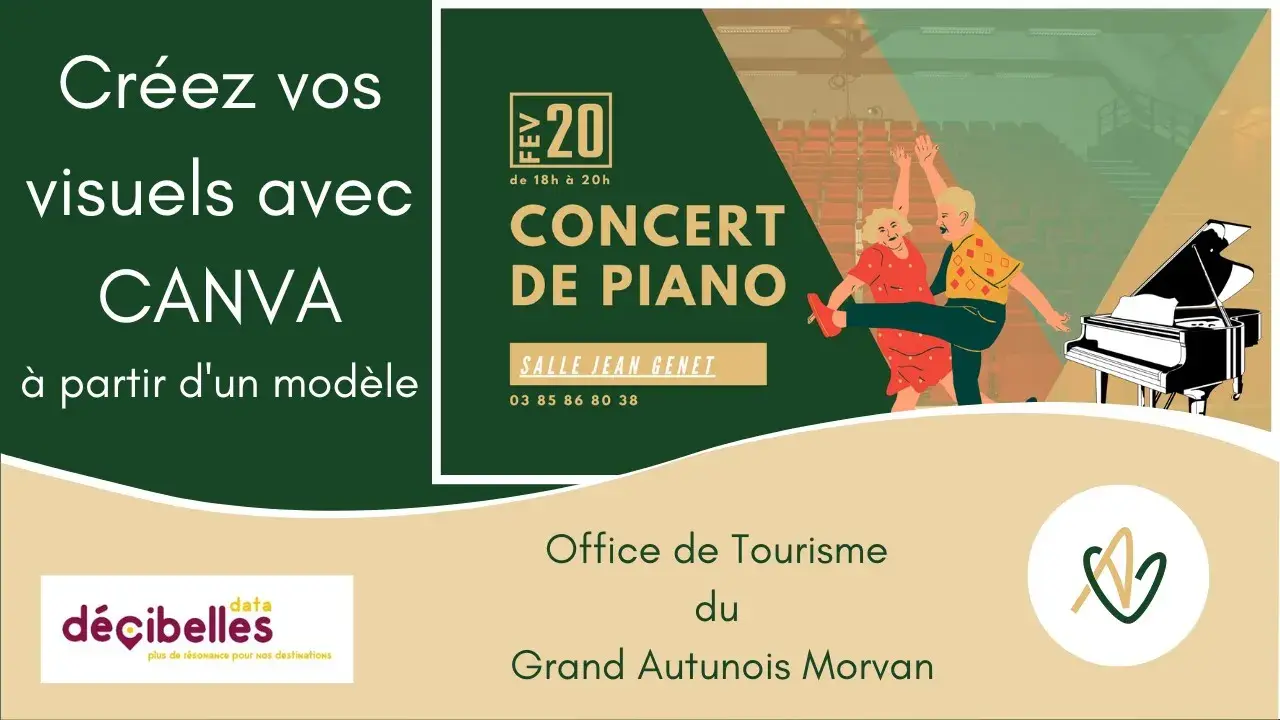 How do I create a poster from a template?