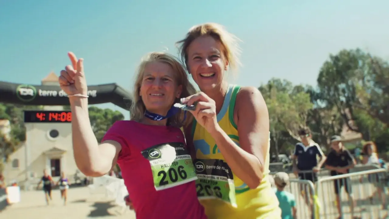 video triathlon porquerolles