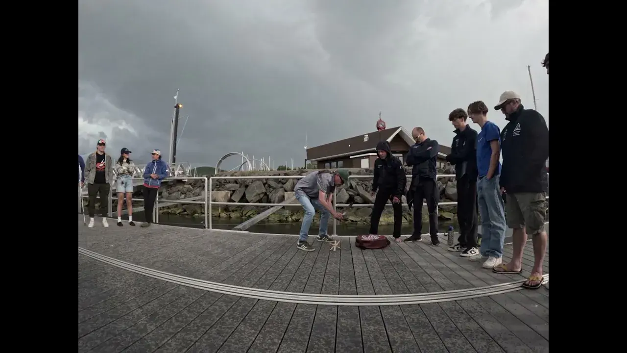 vendredi 14 juin à bord du Kriter VIII avec les élèves du lycée maritime et aquacole de La Rochelle