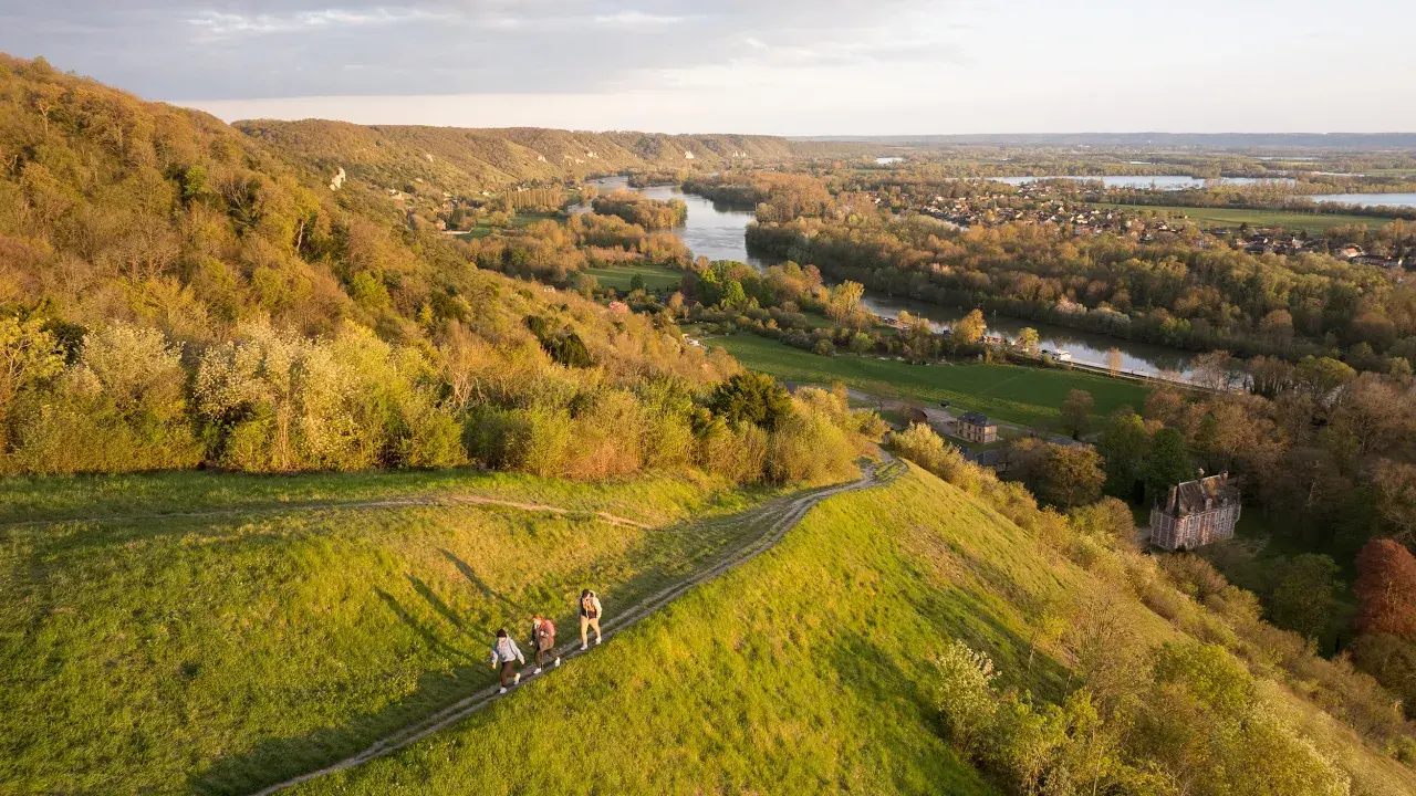 La Seine Normande à pied de Gare à Gare