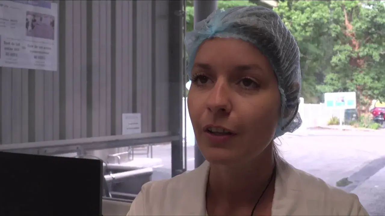 Le lait et la production de la laiterie Le Gall