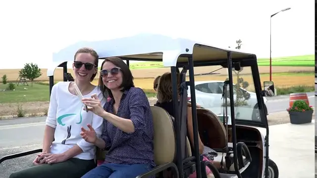 Au cœur du vignoble à bord de Galipette