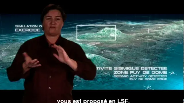 présentation de vulcania en lsf
