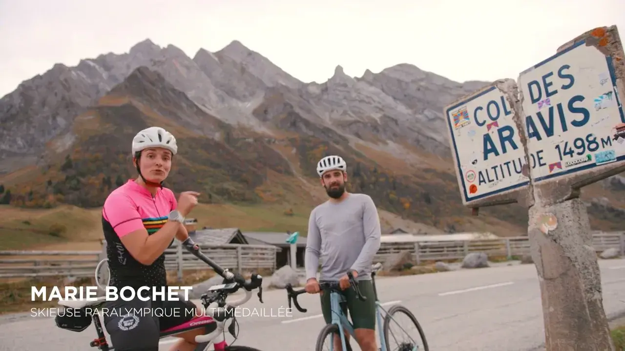 Le Val d'Arly en vélo avec Marie Bochet - Application Traces Alpines