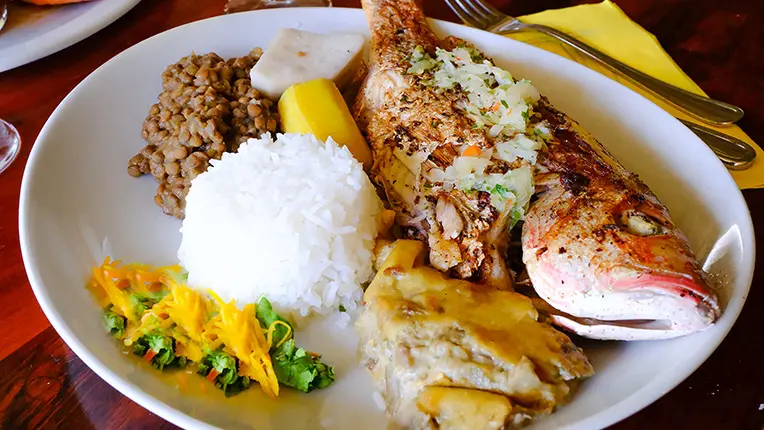 poisson grillée restaurant point de vue