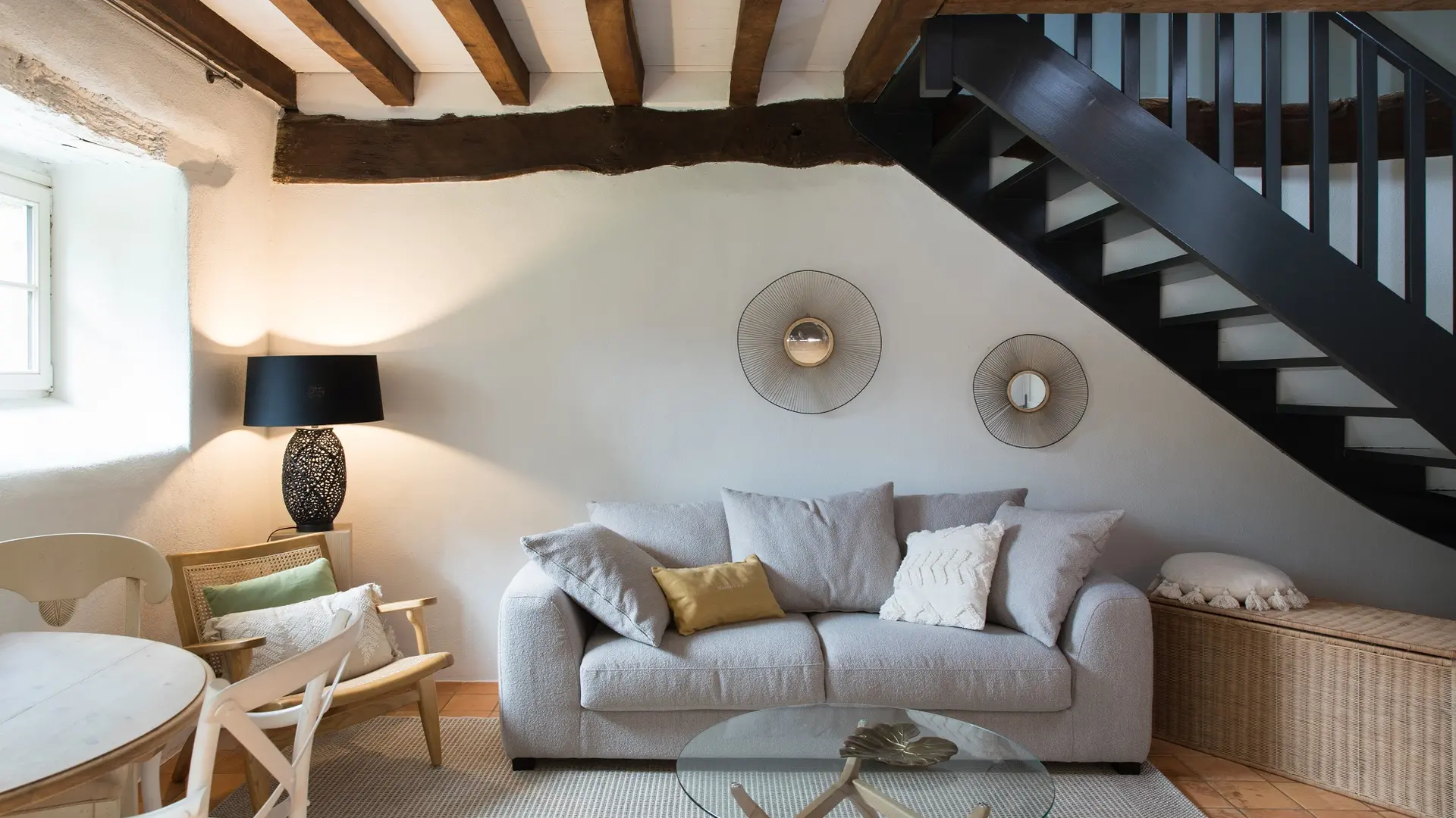 Manoir du Vau d'Arz - Gîte La Gacilly - espace Salon