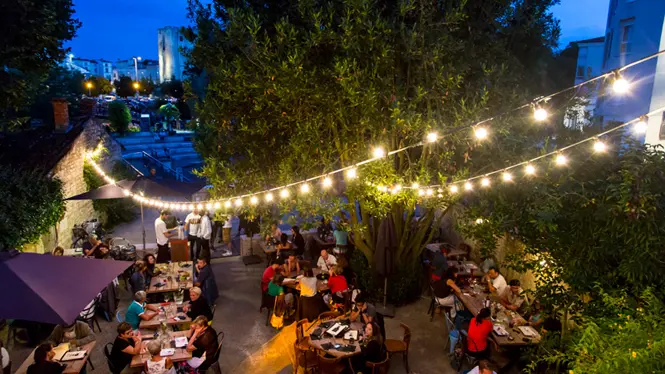 La terrasse de nuit