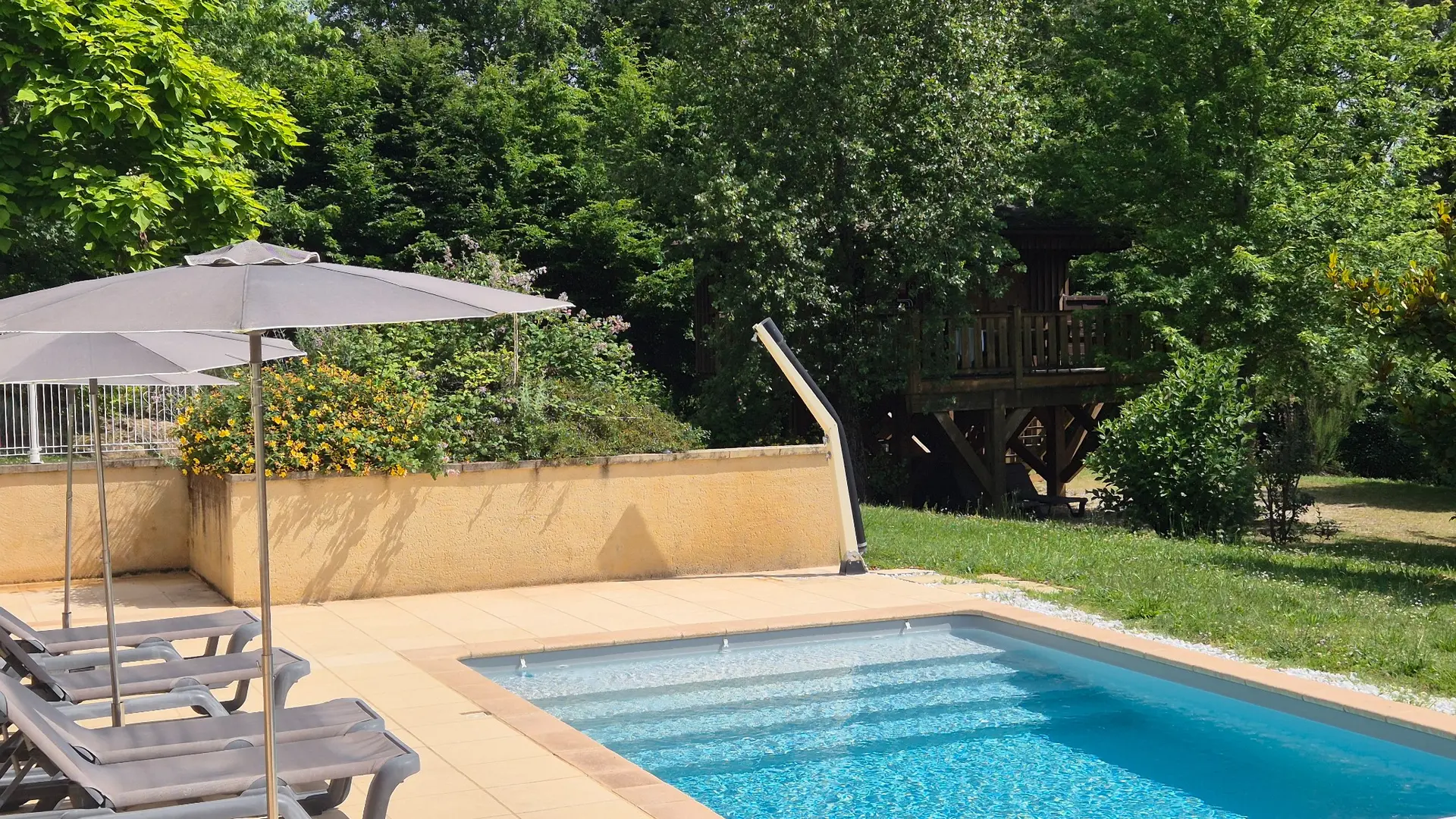 Chalet Marie, Ginette, Cabane Ouetou, avec piscine proche de Sarlat (20)