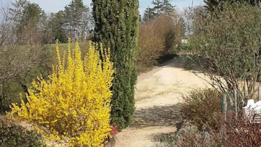 La Fougasse - Castelnaud VUE JARDIN
