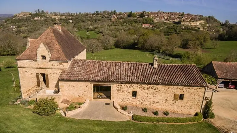 manoir du colombier vue aérienne 1