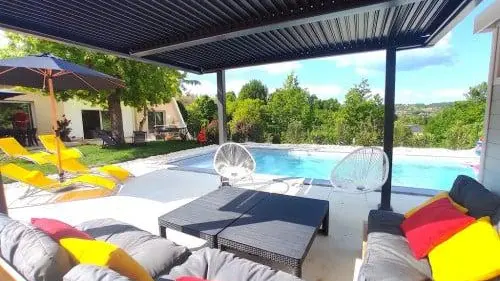 Villa d'Elsa avec piscine chauffée à Sarlat_1