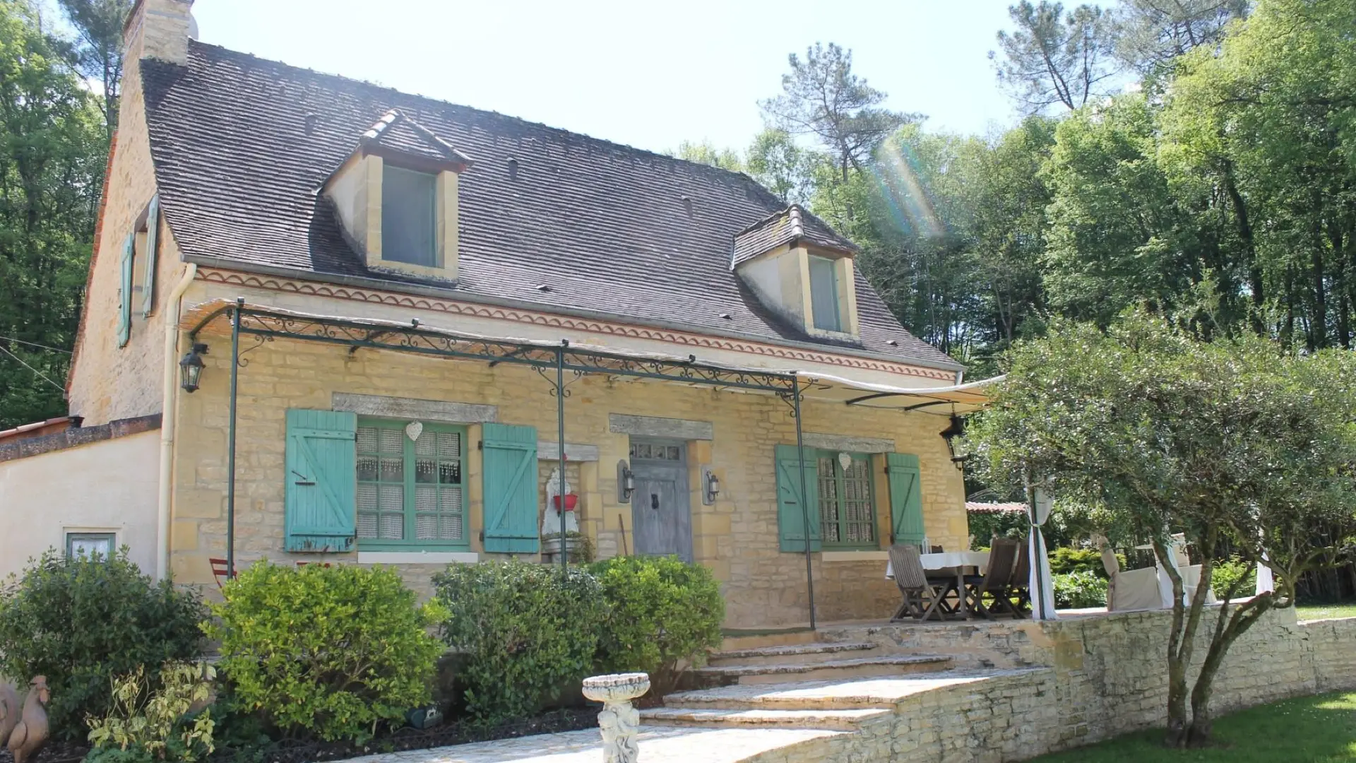 La Chaumiere avec piscine privée proche de Sarlat_6
