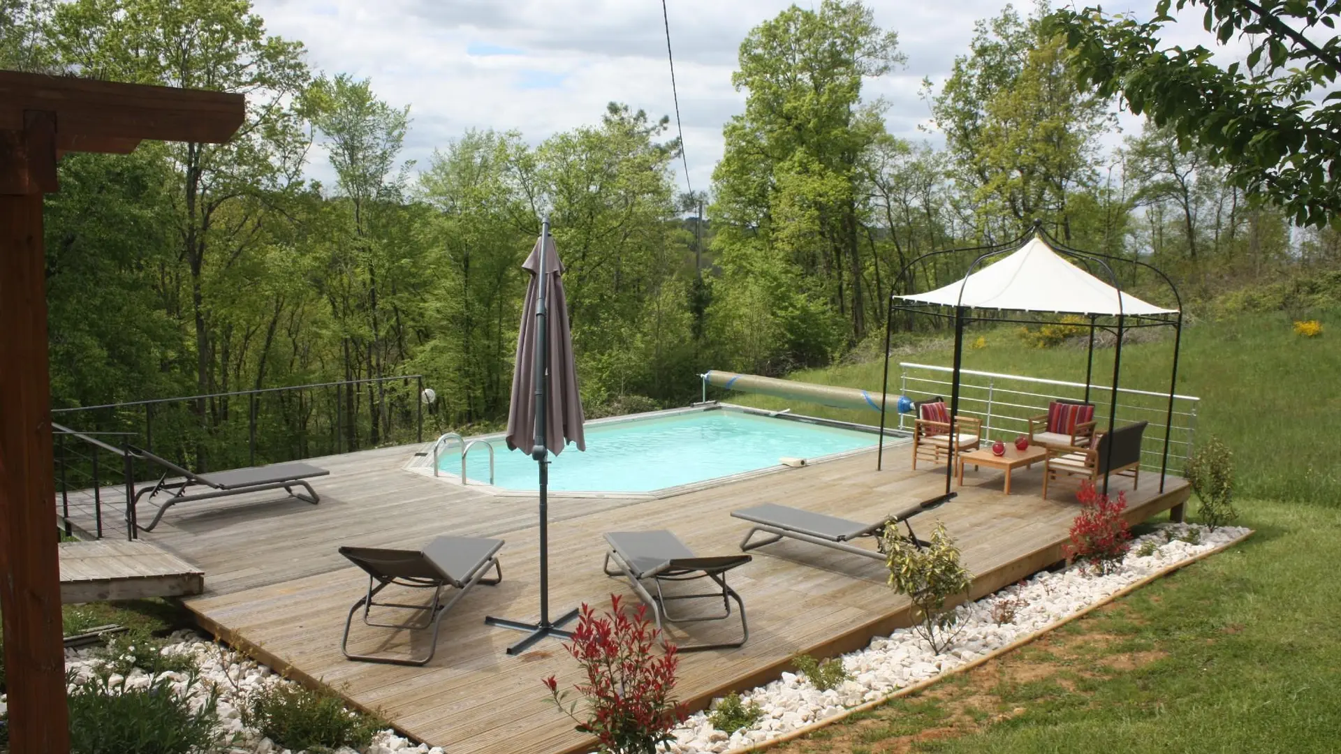 Les Combes avec piscine chauffée au nord Sarlat_7