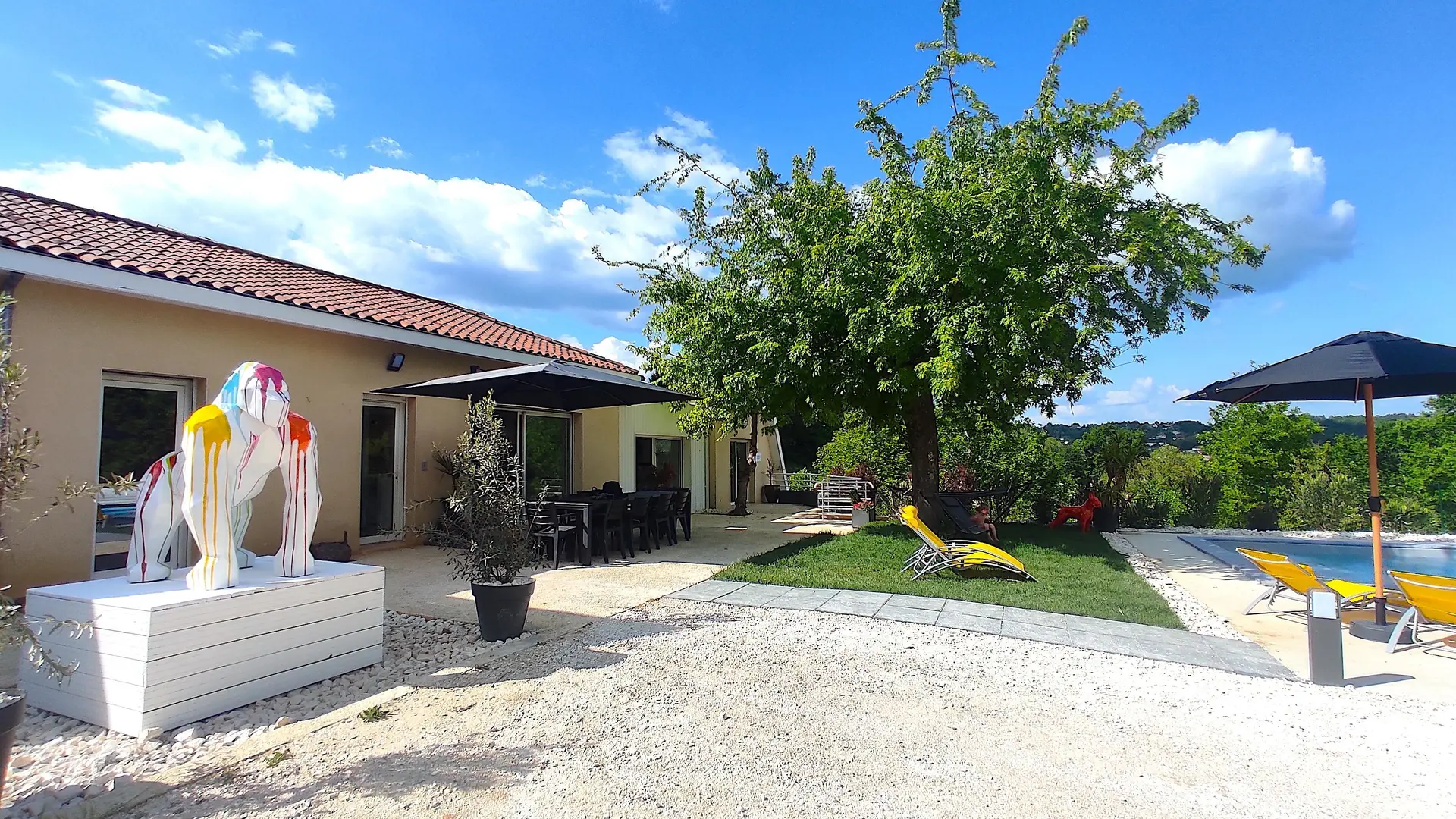 Villa d'Elsa avec piscine chauffée à Sarlat_59