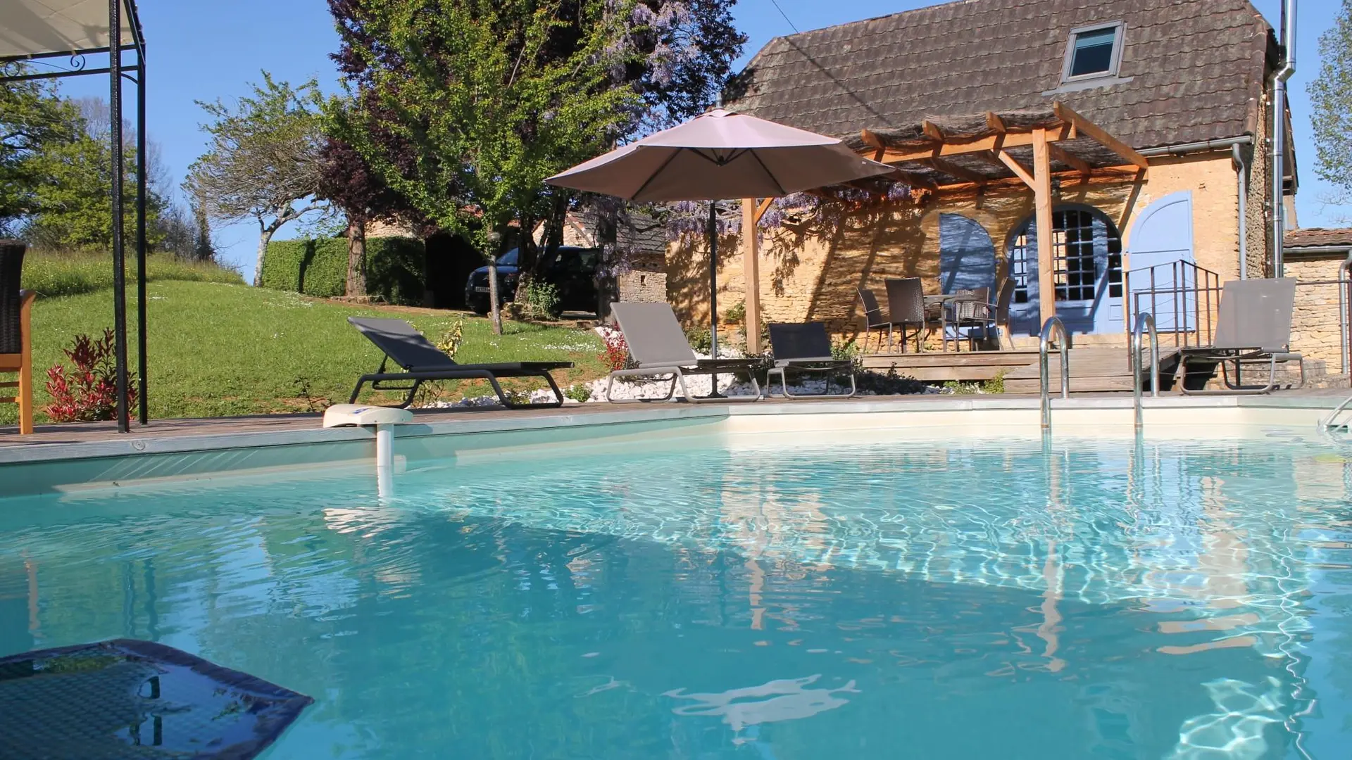 Les Combes avec piscine chauffée au nord Sarlat_6