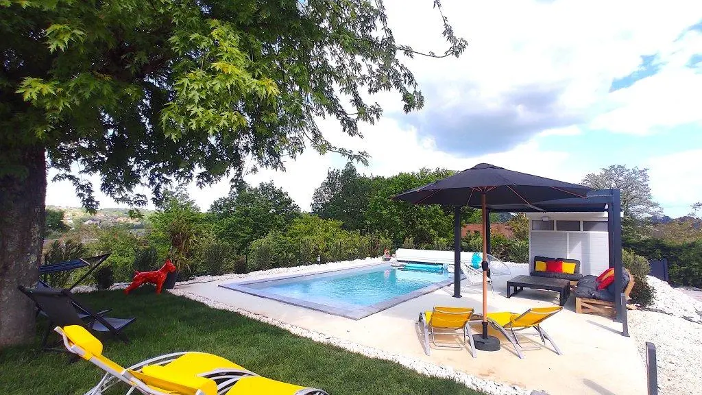 Villa d'Elsa avec piscine chauffée à Sarlat_71