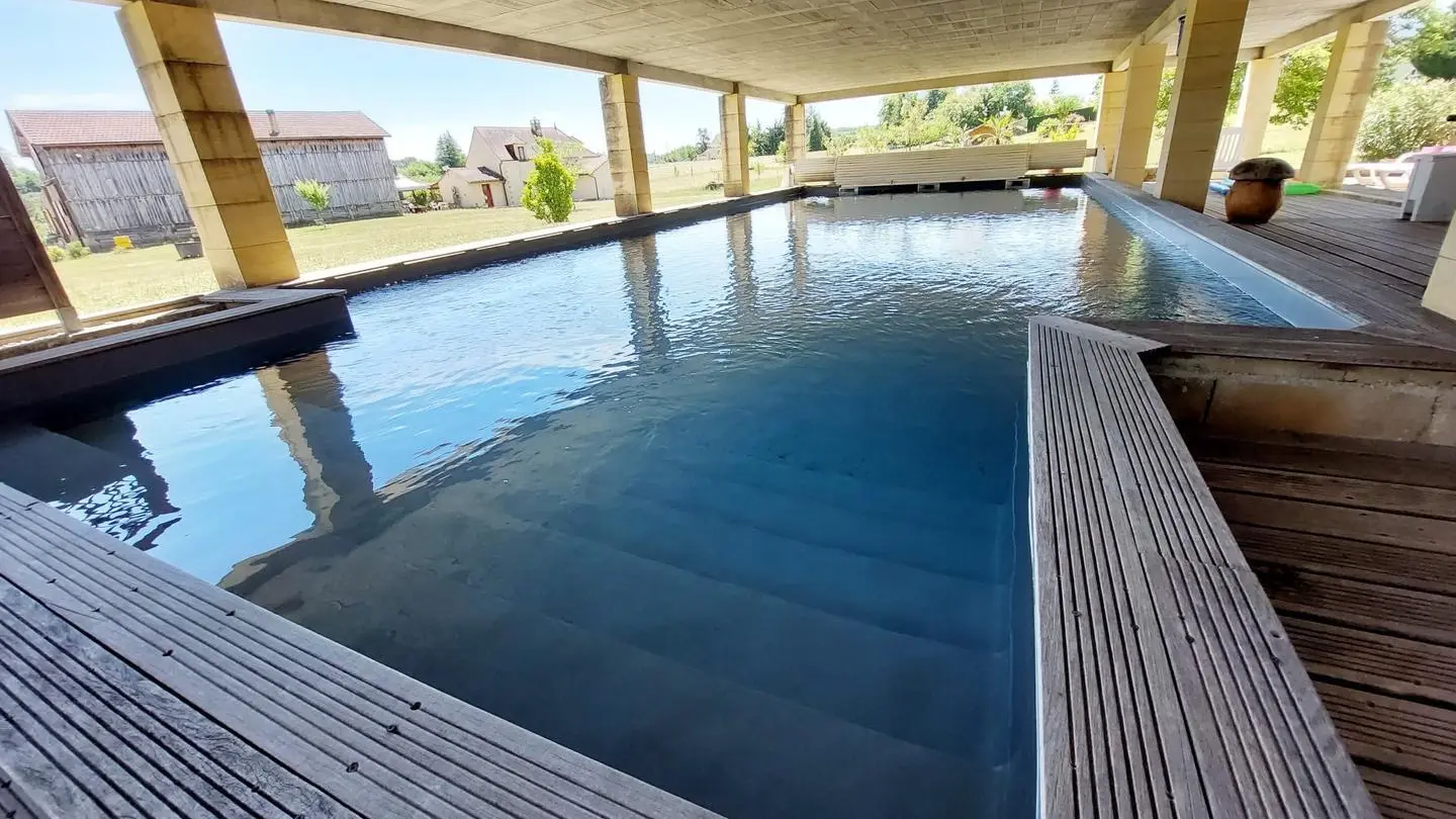 Bayaou avec piscine couverte à Sarlat_33