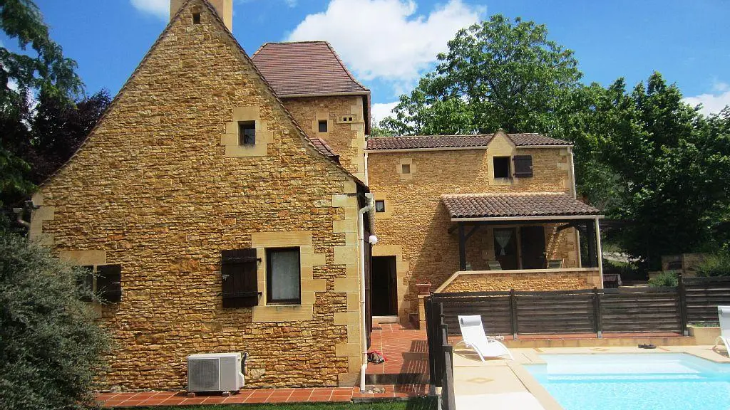 La Brande avec clim et piscine privée à Sarlat_1