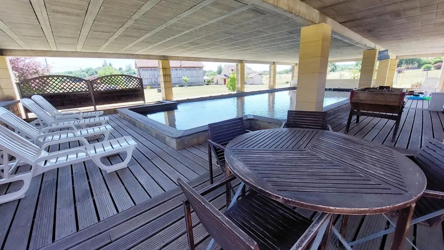 Bayaou avec piscine couverte à Sarlat_29