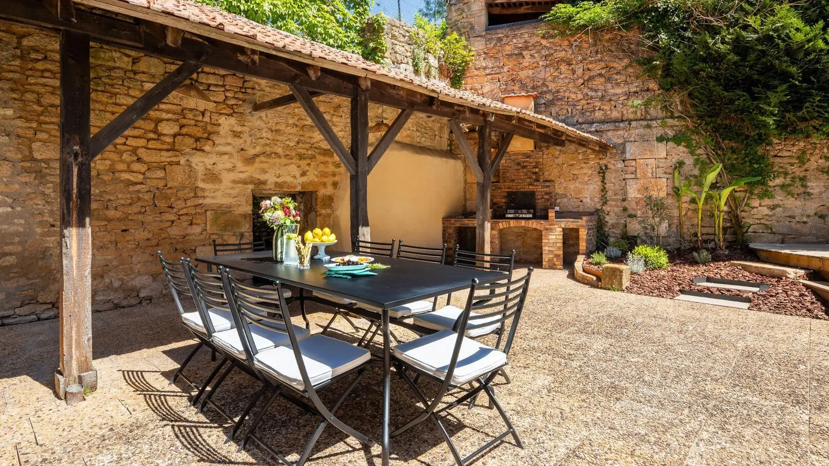 Maison des Chanoines piscine privée à Sarlat_3