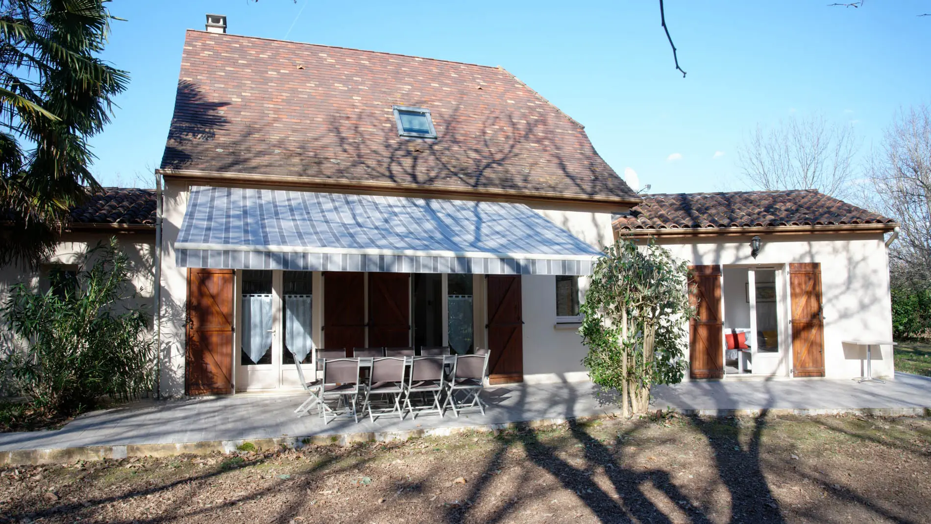 GÎTE LA CHÂTAIGNERAIE - terrasse