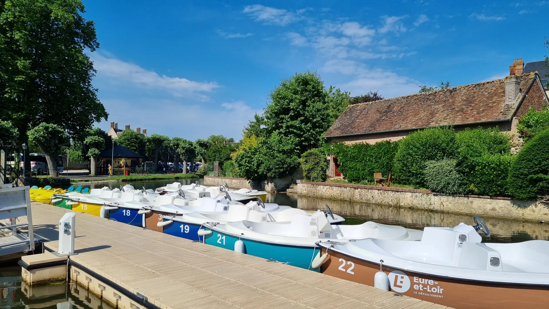 Bateaux électriques sur le Loir