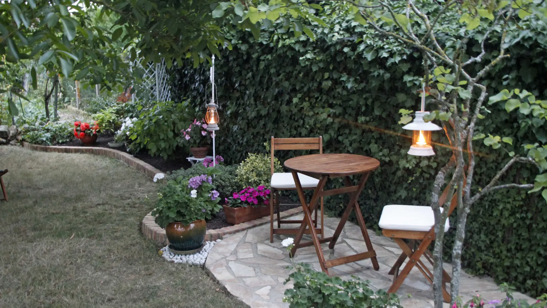 Terrasse lanternes