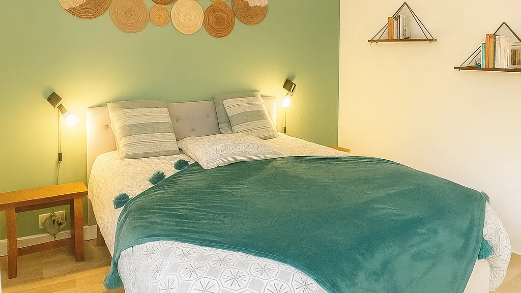 chambre avec lit 160x200