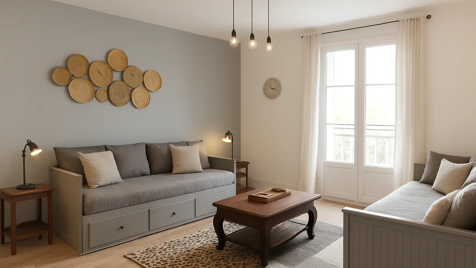 salon appartement terrasse