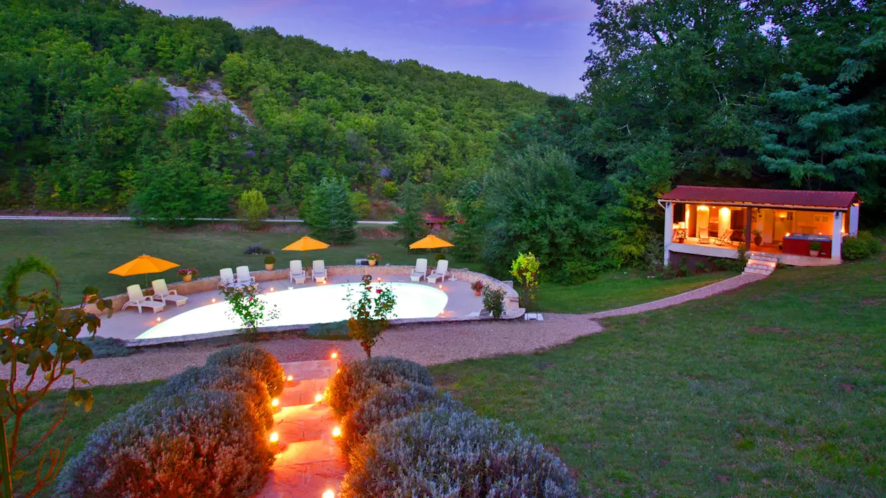 Piscine de nuit