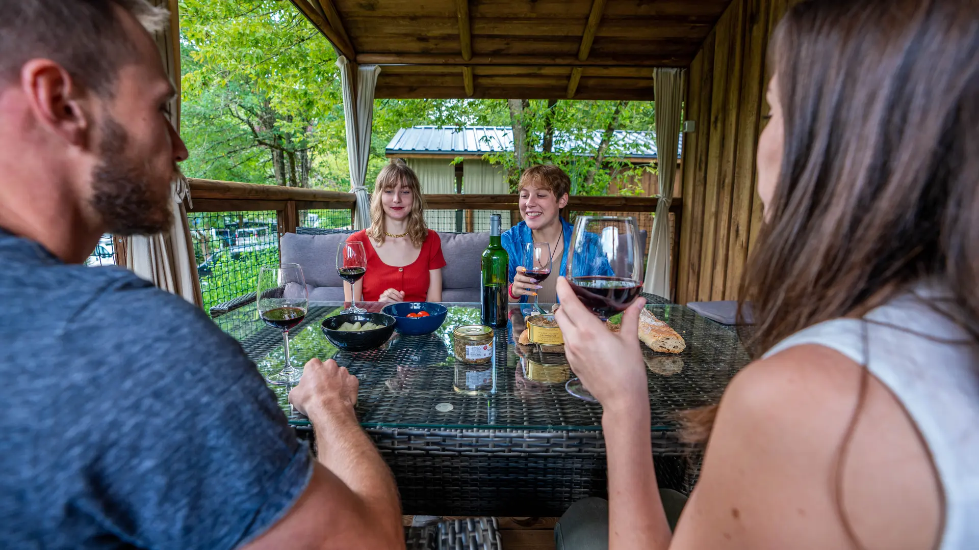 Terrasse de nos écolodges