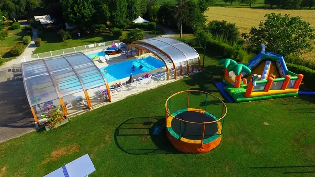 Camping la Sole_Puybrun_vue aérienne